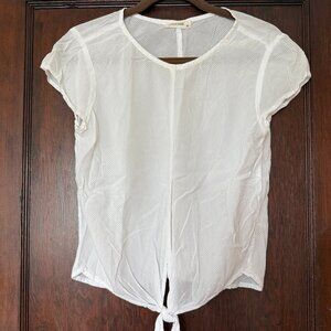 Bella Dahl M Tie-Front T-Shirt